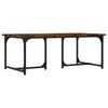 vidaXL Coffee Table Smoked Oak 90x50x35 cm Engineered Wood