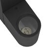 vidaXL Outdoor Wall Light Black 12 x 7 x 15 cm Stainless Steel