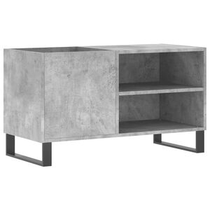 vidaXL Record Cabinet Concrete Grey 85x38x48 cm Engineered Wood