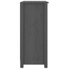 vidaXL Sideboard Grey 70x35x80 cm Solid Wood Pine