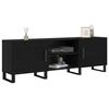 vidaXL TV Cabinet Black Oak 150 x 30 x 50 cm Engineered Wood