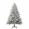 vidaXL Artificial Pre-lit Christmas Tree with Ball Set Green 180 cm