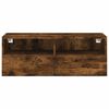 vidaXL TV Wall Cabinet Smoked Oak 80x30x30 cm Engineered Wood