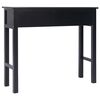 vidaXL Console Table Black 90x30x77 cm Wood