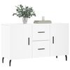 vidaXL Sideboard White 100x36x60 cm Engineered Wood