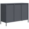 vidaXL Sideboard&nbsp;Anthracite 101.5x39x73.5 cm Cold-rolled Steel