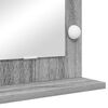vidaXL Vanity Mirror Rectangular Grey Sonoma 60 x 55 x 18 cm