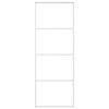vidaXL Sliding Door Frosted ESG Glass and Aluminium 76x205 cm White