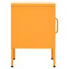 vidaXL Nightstand Mustard Yellow 35x35x51 cm Steel