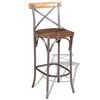vidaXL Bar Chair Solid Reclaimed Wood