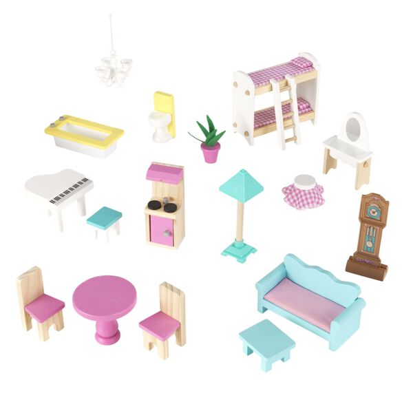 KidKraft 3-Storey Dollhouse Abbey Manor 60.58 x 32.77 x 71.76 cm