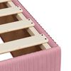 vidaXL Bed Frame without Mattress Pink 90x200 cm Velvet