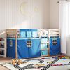 vidaXL Bunk Bed without Mattress Blue 90x190 cm Single Solid Wood Pine