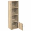 vidaXL Bookcase Sonoma Oak 31x24x102 cm Engineered Wood
