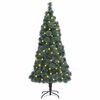 vidaXL Artificial Pre-lit Christmas Tree with Stand Green 180 cm PET