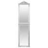 vidaXL Free-Standing Mirror Silver 45x180 cm