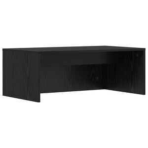 vidaXL Wall-Mounted Desk Black Oak Engineered Wood 80 x 45 x 30 cm