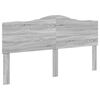 vidaXL Storage Bed Grey Sonoma 200 x 200 cm Engineered Wood