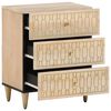 vidaXL Bedside Cabinet 50x33x60 cm Solid Wood Mango