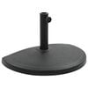 vidaXL Parasol Base | Black | Polyresin | Standard | Heavy Weight Support