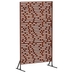 vidaXL Privacy Screen 100 x 50 x 180 cm Weathering Steel Rusty