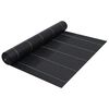 vidaXL Weed & Root Control Mat Black 2x50 m PP