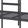 vidaXL Bunk Bed without Mattress Black 107x203 cm Steel