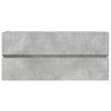 vidaXL Sink Cabinet Concrete Grey 100x38.5x45 cm Engineered Wood