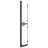 vidaXL Foldable Walk-in Shower Wall Transparent ESG Glass 90x190 cm