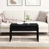 vidaXL Coffee Table Black Oak 68 x 50 x 38 cm Engineered Wood