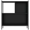 vidaXL Bookcase Black 72x28x77.5 cm Engineered Wood