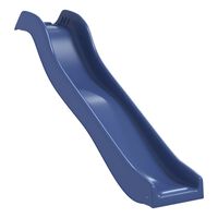 vidaXL Play Slide Blue 174x38 cm Polypropylene
