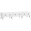 vidaXL TV Cabinet High Gloss White 147 x 34.5 x 30 cm Engineered Wood