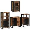 vidaXL Bathroom Furniture Set 4 pcs Multicolour Solid Reclaimed Wood