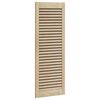 vidaXL Cabinet Door 2 pcs Natural 110 x 2.1 x 39.5 cm Solid Pine Wood