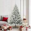 vidaXL Artificial Pre-lit Christmas Tree with Ball Set Green 180 cm