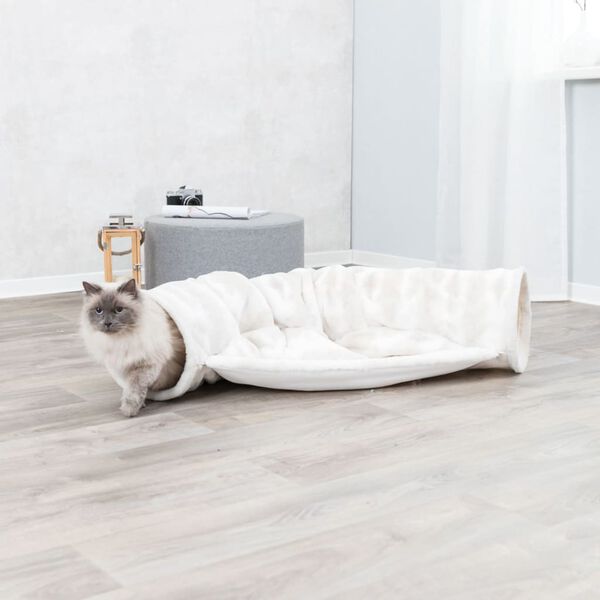 TRIXIE Nelli Playing Tunnel with Resting Area White-Taupe