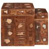 vidaXL End Tables Brown Solid Reclaim Wood