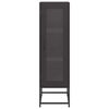 vidaXL Highboard Black 36x39x123 cm Cold-rolled Steel