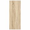 vidaXL 2-Tier Book Cabinet Sonoma Oak 40x30x76.5 cm Engineered Wood