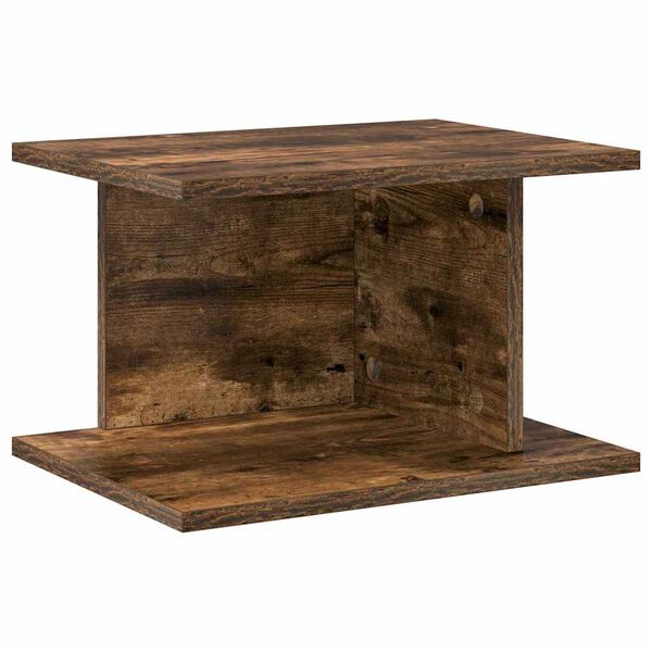 vidaXL Bedside Table Smoked Oak 40 x 30 x 25 cm Engineered Wood