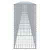 vidaXL Gabion Basket with Cover 1200x50x100 cm Galvanised Iron