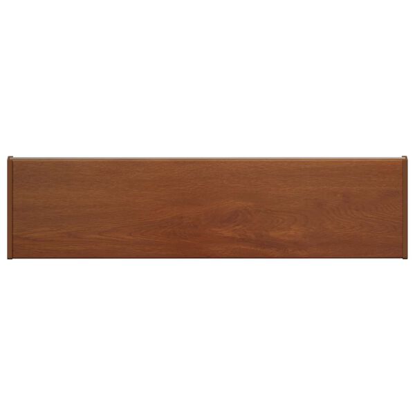 vidaXL Window Sill Brown Wood 80 x 20 x 4.5 cm PVC