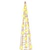 vidaXL Christmas Tree 3 pcs Warm white 20 x 20 x 80 cm PET