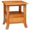 vidaXL Bedside Cabinet Natural 40 x 40 x 45.5 cm Solid Mahogany Wood