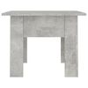 vidaXL Coffee Table Concrete Grey 55x55x42 cm Engineered Wood