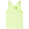 Kids' Tank Top Neon Yellow 92
