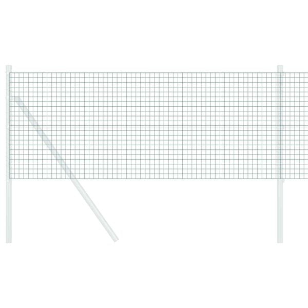 vidaXL Welded Wire Fence Green 0.6 x 25 m