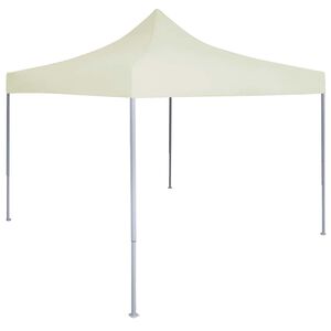vidaXL Cream Foldable Tent 3 x 3 m
