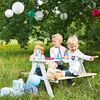 Pinolino Kid's Picnic Table with Bench Nicki für 4 Wood White
